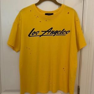 F21 “ Los Angeles” distressed T-shirt